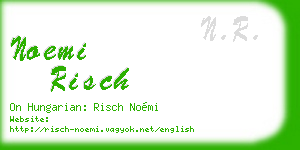 noemi risch business card